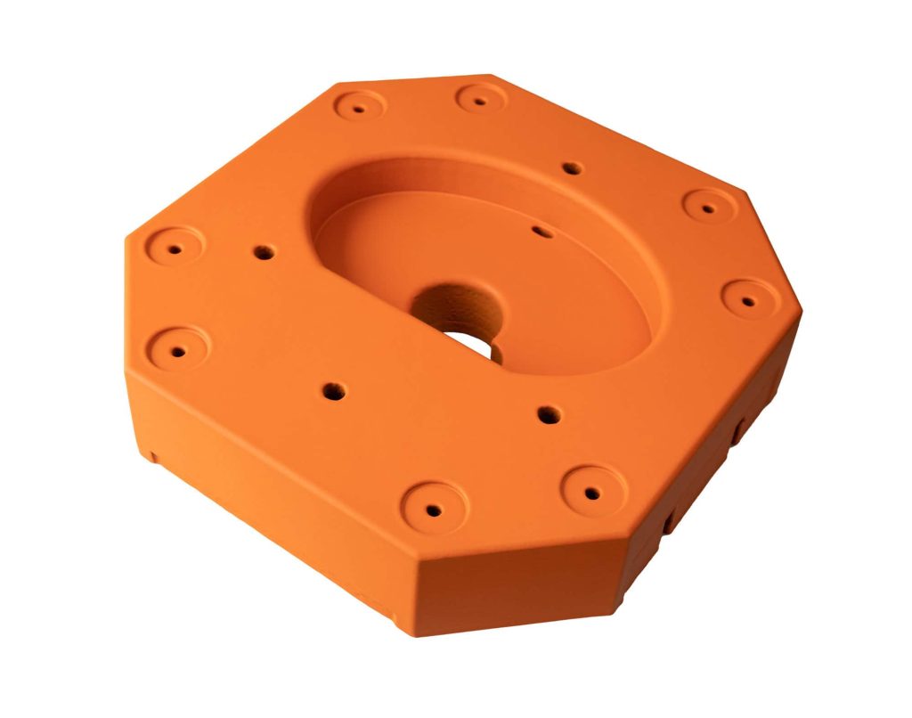 Dit is een orangje coating van IFG die gebruikt wordt als sfeerbeeld